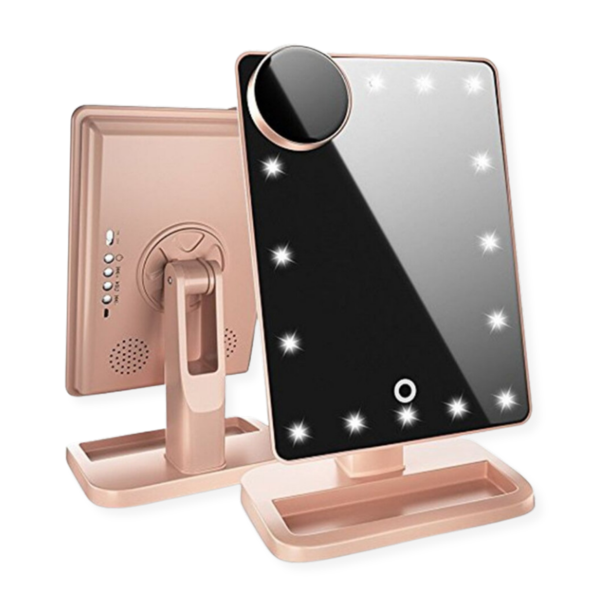 Toolelle | LED Lighted Makeup Mirror with Bluetooth Speaker