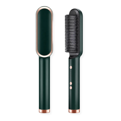 Toolelle | 2-in-1 Heated Hair Straightening & Styling Brush